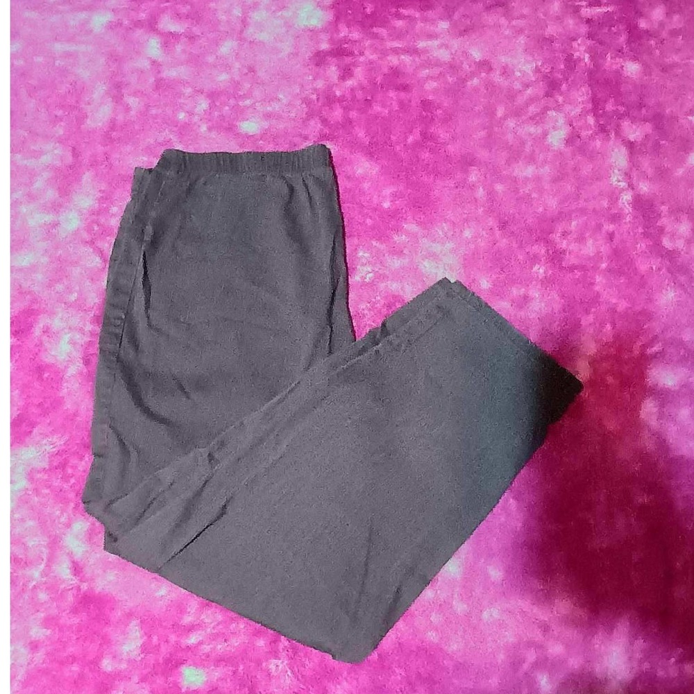 White Stag Pants Women's‎ XL Petite 16 18 High Rise Grey Stripe